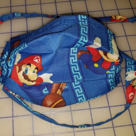 Kid Size Mask w/ Silver & Copper Filters- Mario - Picture 5 of 7